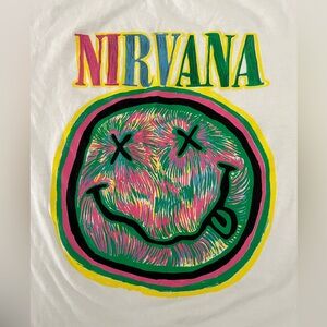 ZARA Kids 8-9 Nirvana face tee t-shirt Nevermind